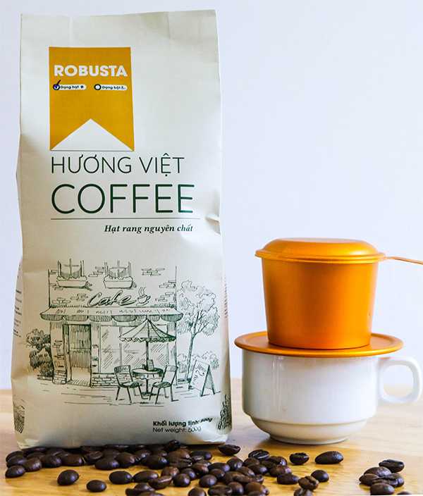 Cà Phê Robusta Rang Mộc Nguyên Chất (Pha Phin)