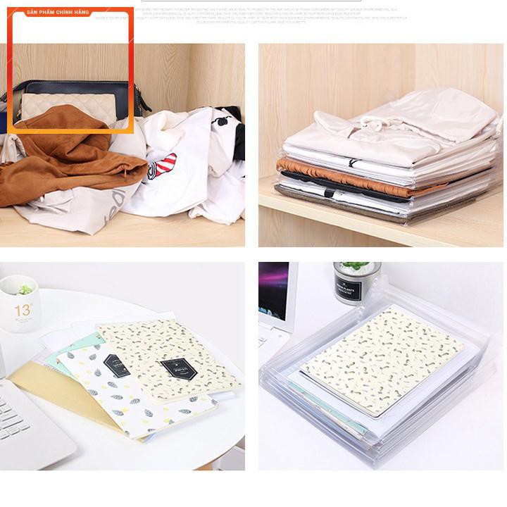 [Khay Xếp Quần Áo Gấp Gọn Thông Minh