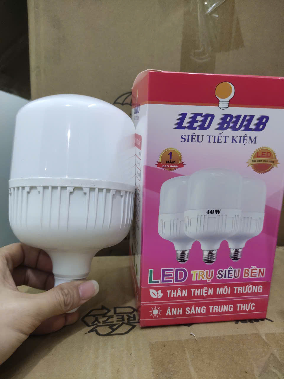Bóng đèn led 40w ánh sáng trắng/ vàng 220V/50Hz
