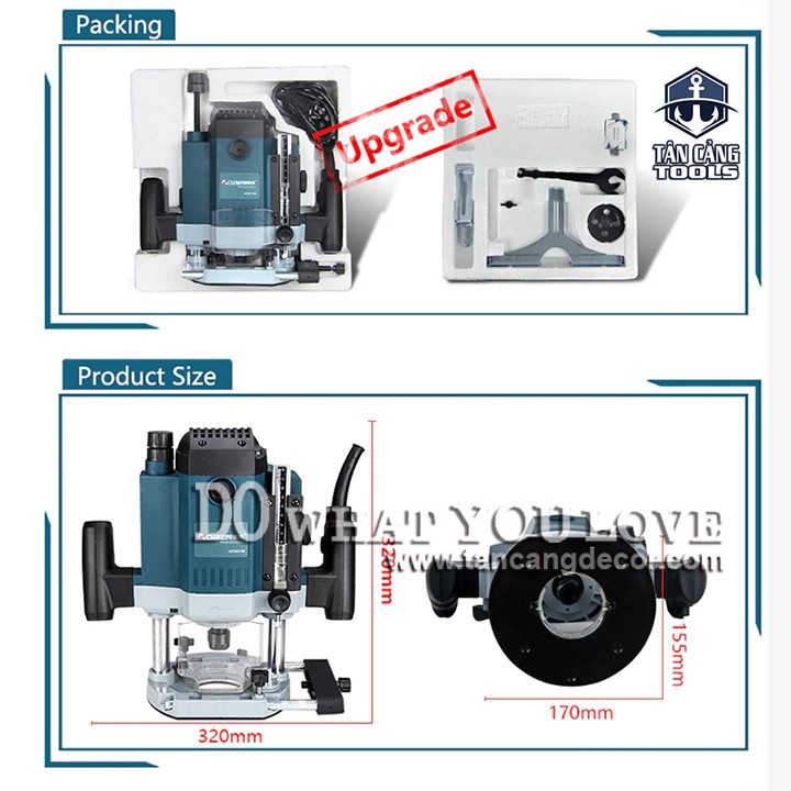 Máy Phay Aoben AT3311B 7 Cấp Cốt 12.7 mm