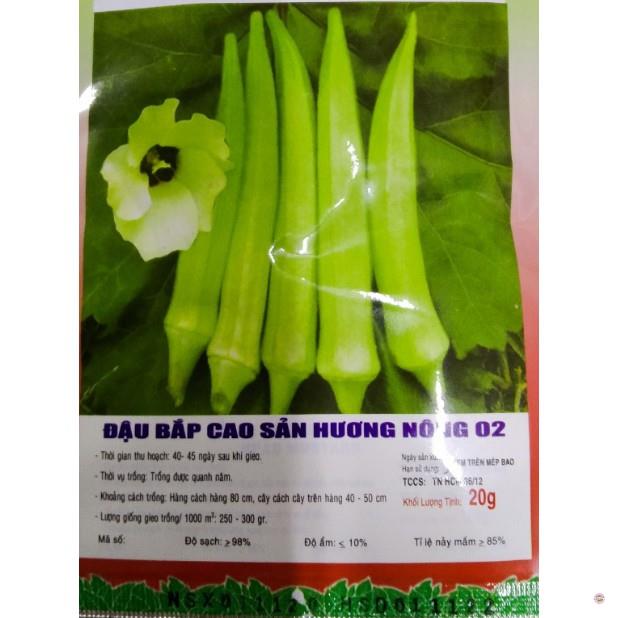 HẠT GIỐNG ĐẬU BẮP - CÀ BẮP - GÓI 18 GRAM