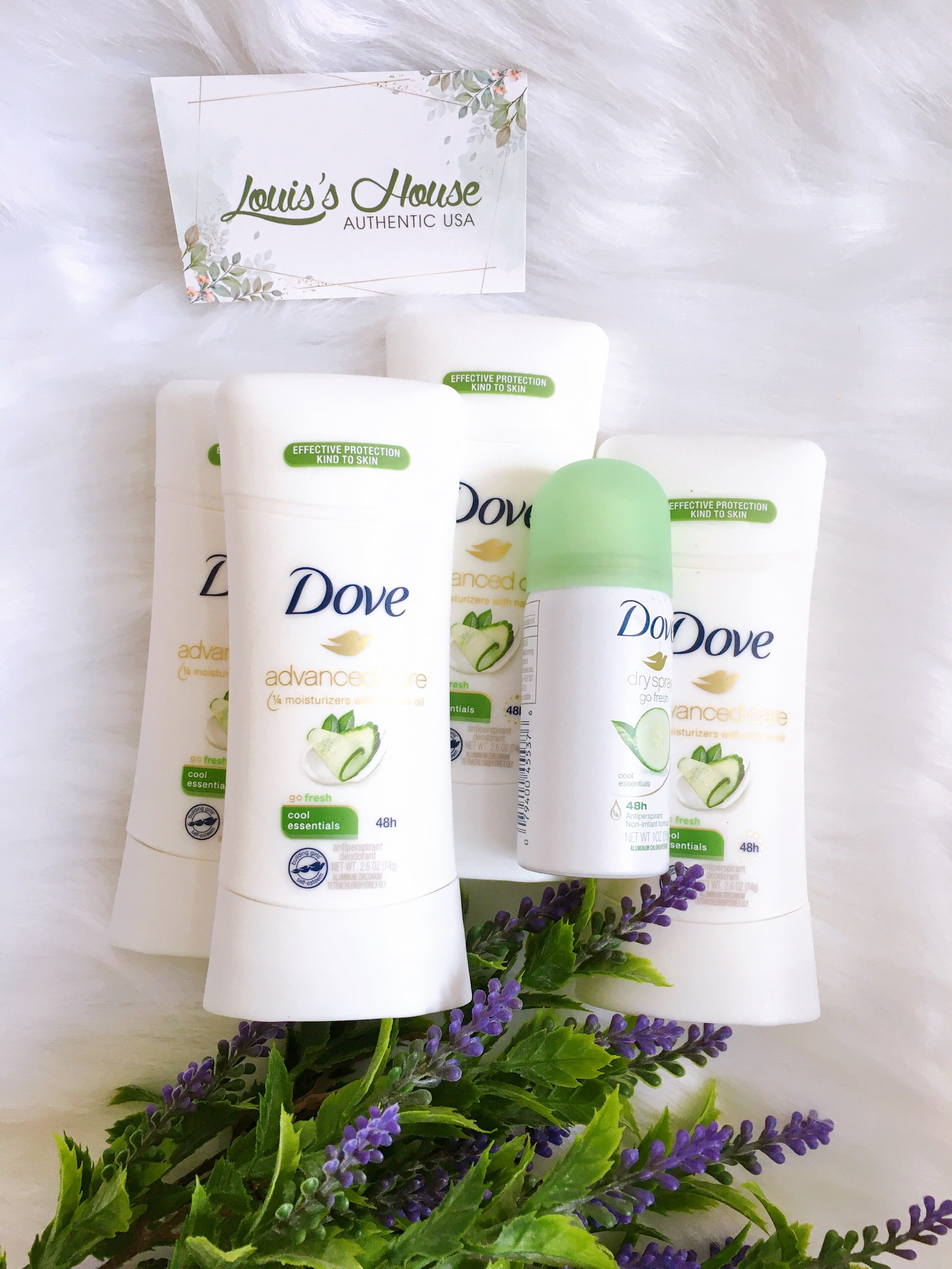 [ Hàng Mỹ ] DOVE NỮ - Lăn nách khử mùi cho nữ 74g