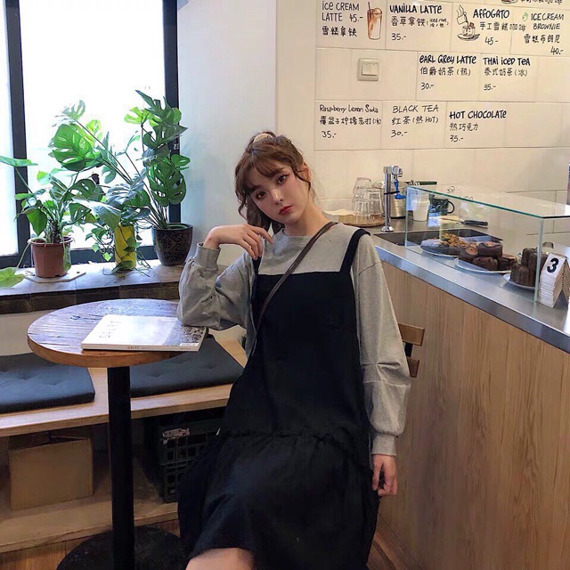 [GIẢM SỐC 50%] VÁY YẾM LIỀN HOTTREND (bầu bí bon chen )