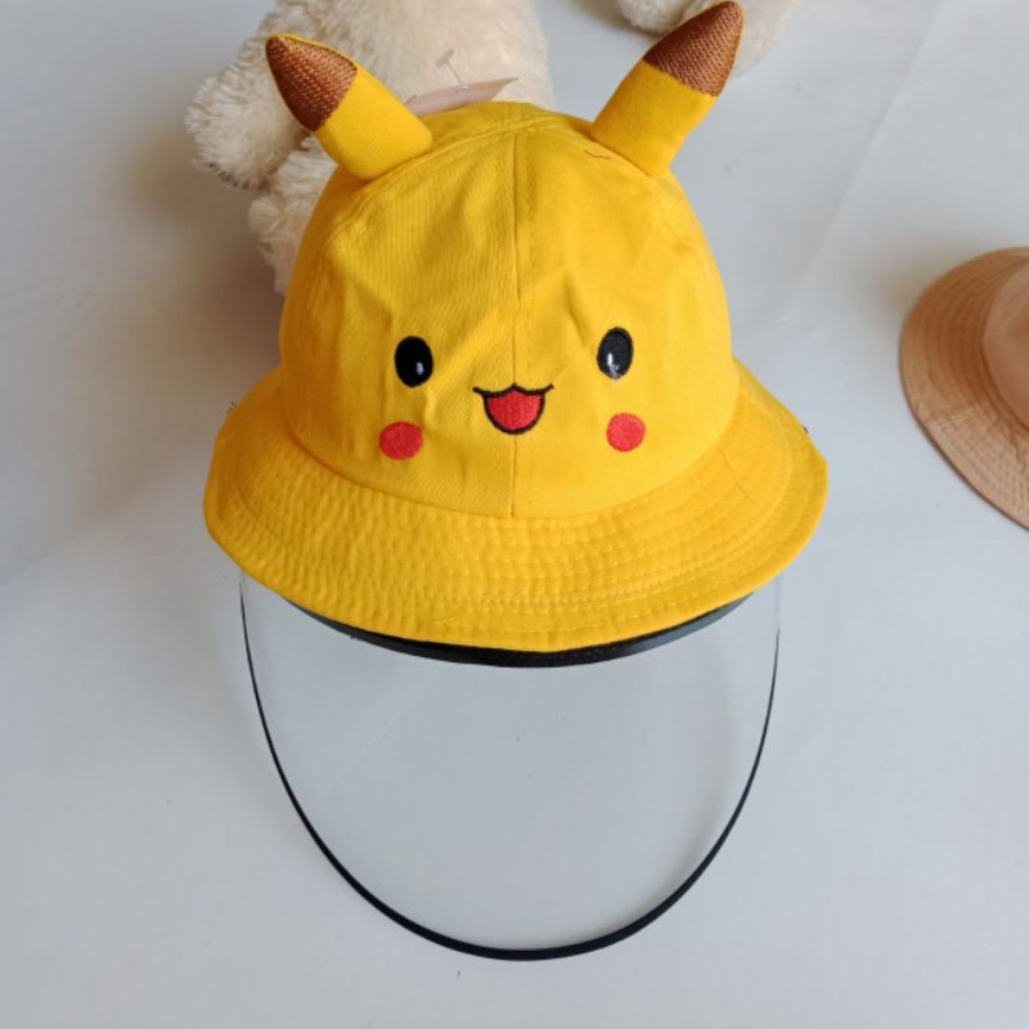Nón chống dịch bắn, cản bụi Bé PiKaChu đeo kính cho bé