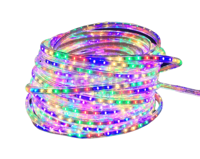 Led dây 2835 nhiều màu đuổi, 48 led ( sét 10m kèm nguồn nháy)
