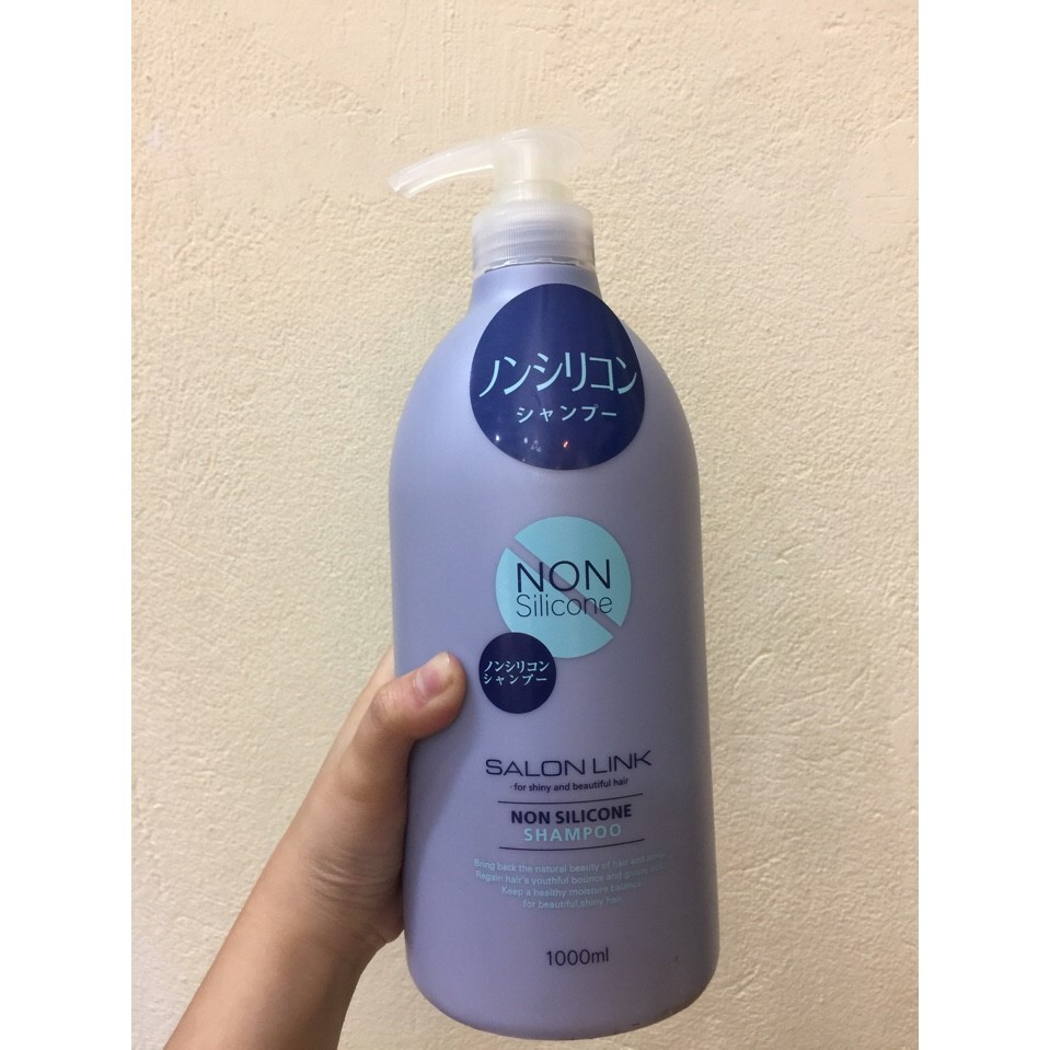 Dầu Gội Salonlink không chứa Silicone 1000ml (màu xanh)