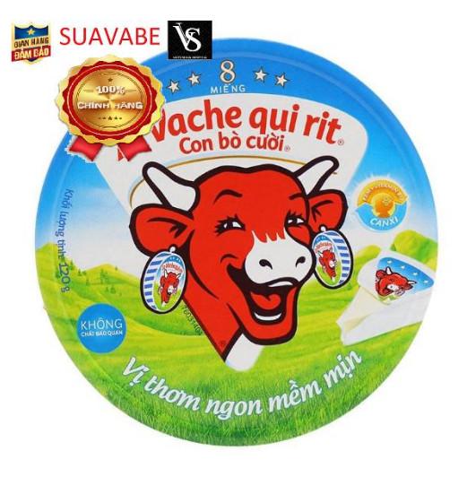 Phô mai Con Bò Cười  8 miếng hộp 120g
