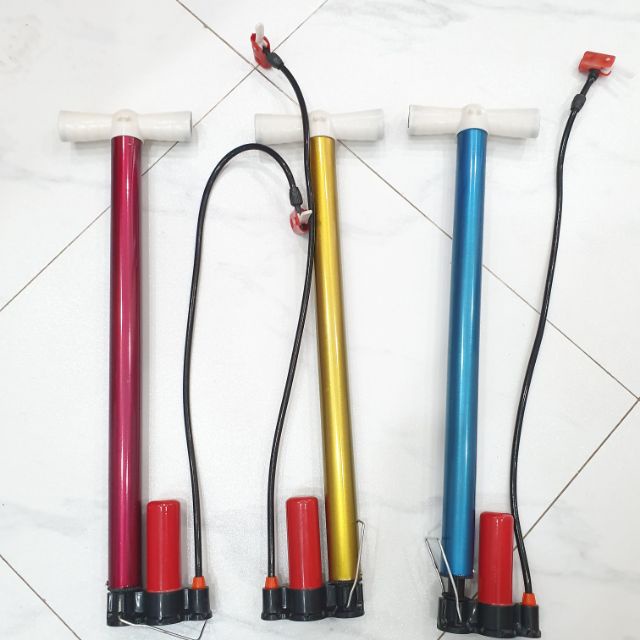 Bơm tay xe đạp, xe máy có bình hơi trợ lực