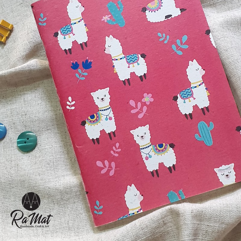 [HCM]Sổ Tay Hình Alpaca Dễ Thương Size A5 A6