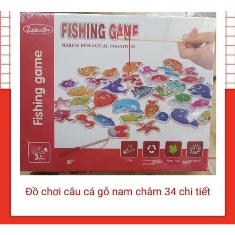 Đồ chơi câu cá có nam châm 32 Con