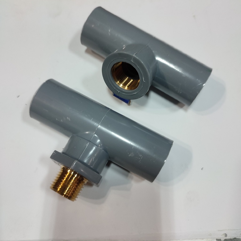 Tê 27 ren đồng thau ống 27 ren 21