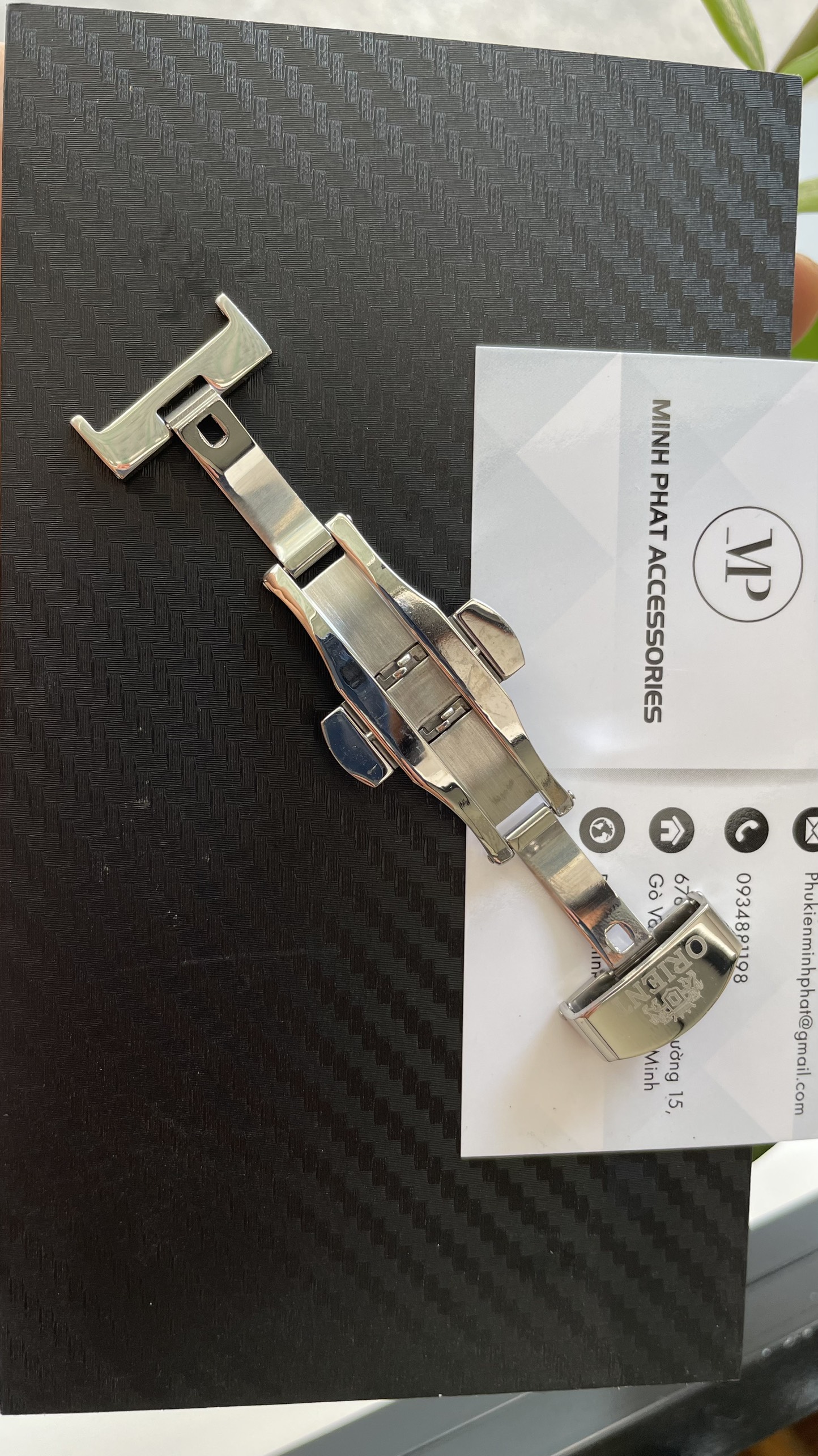 [Ảnh Thật] Khóa Bướm Khắc Orient Tặng Tool Thay Khóa Và Chốt