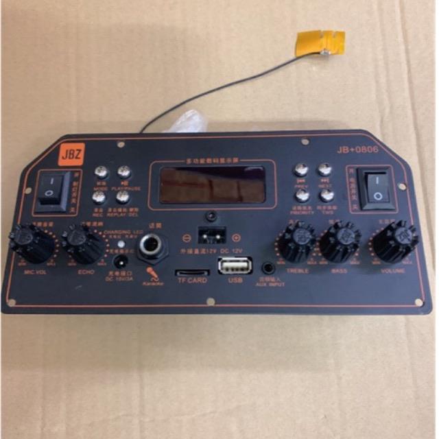 ✕◐♠ Bo mạch loa kéo Jbz 0806 nguồn 15V 3A( không bao gồm mạch mic).