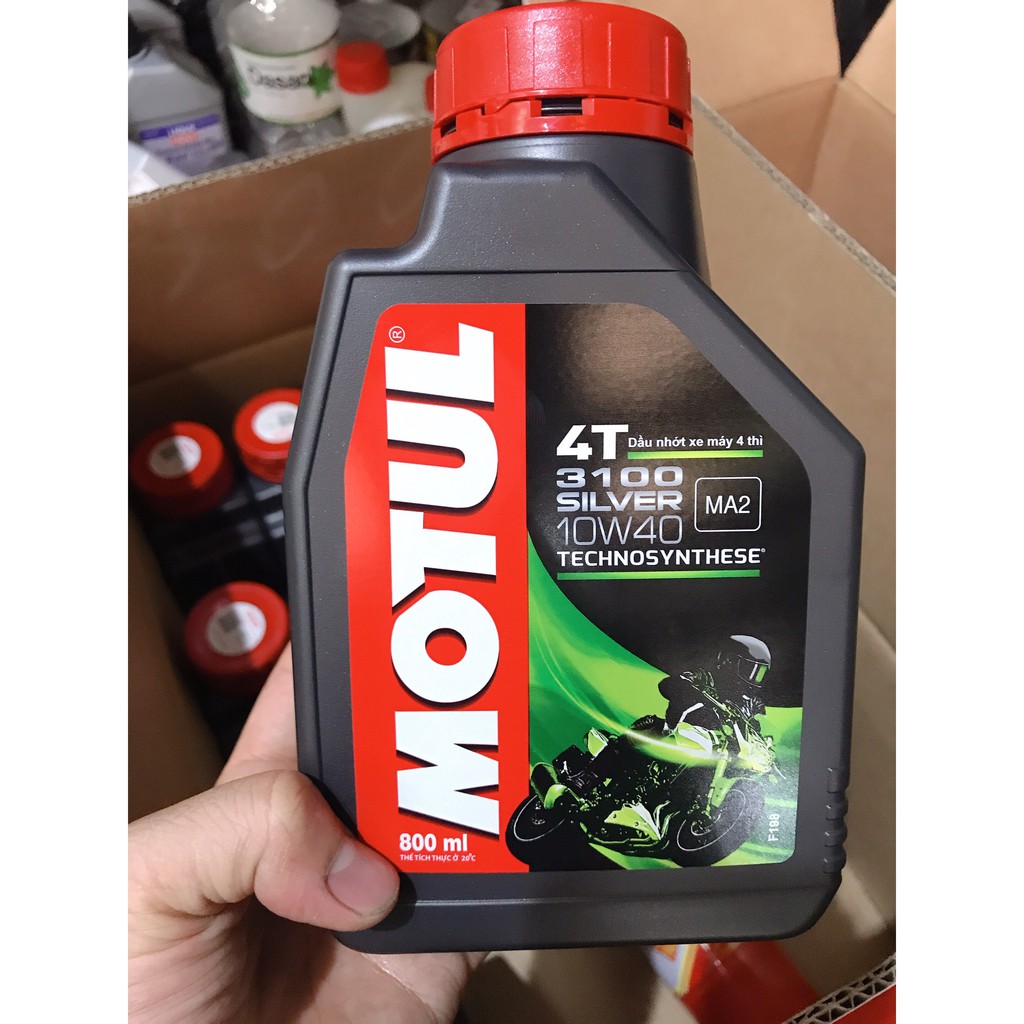 [HCM]Nhớt xe số cao cấp Motul 3100 Silver(800ml)