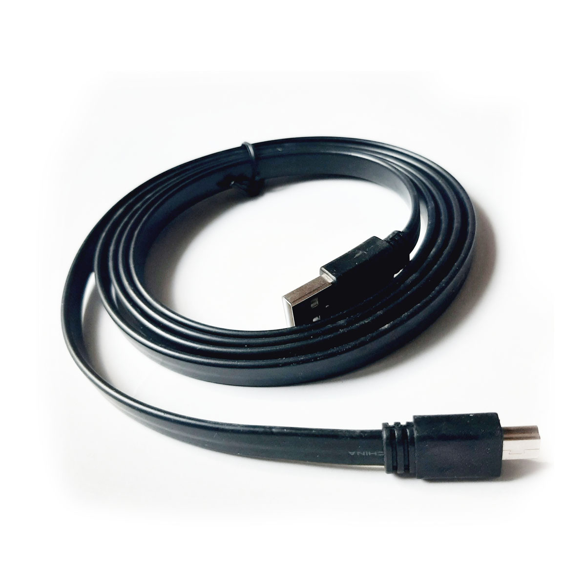 Cáp sạc usb ra mini usb (hình thang) - dây dẹp dài 1.4m