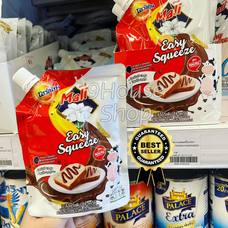 01 Sữa Đặc Mali Easy Squeeze Vị Ovaltine Thái Lan