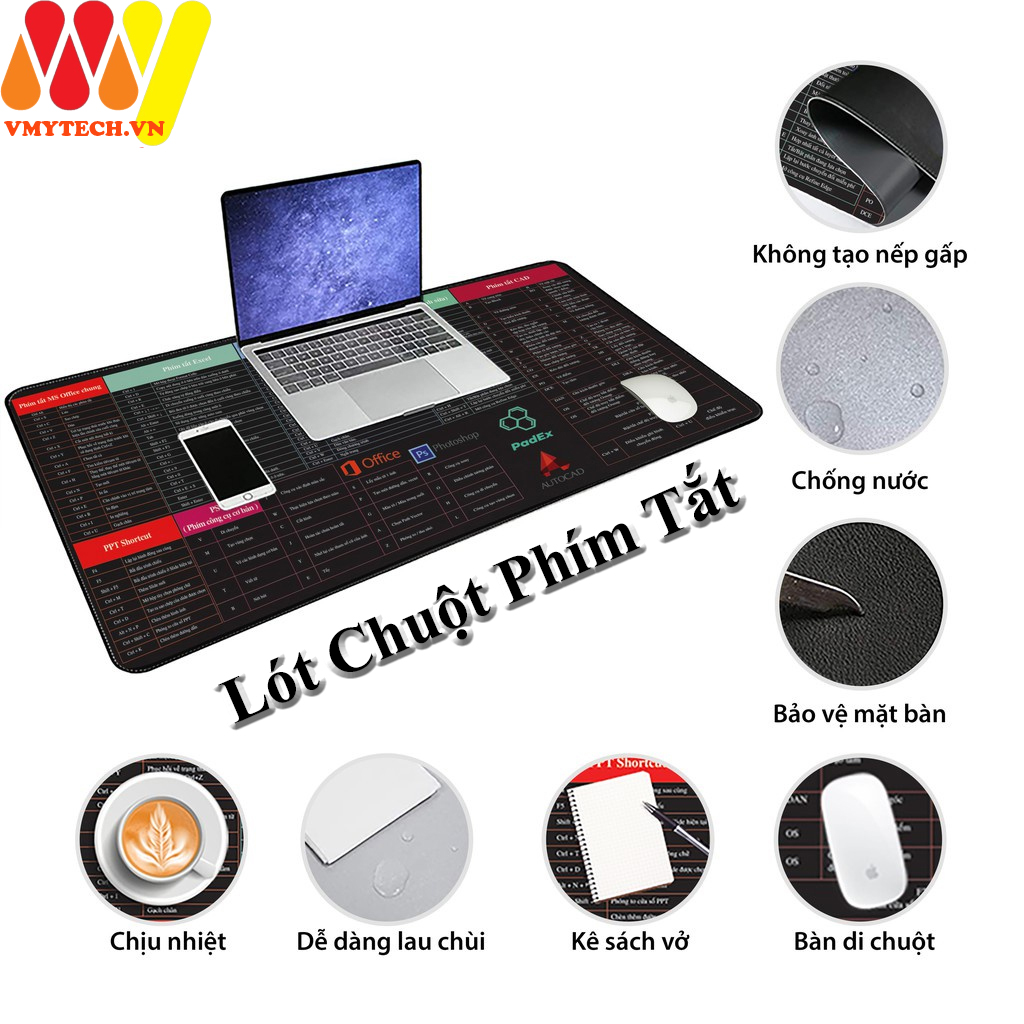Tấm lót chuột máy tính logitech, lót chuột chống trượt mẫu cao cấp, bàn di chuột máy tính chất liệu tốt chống trượt.