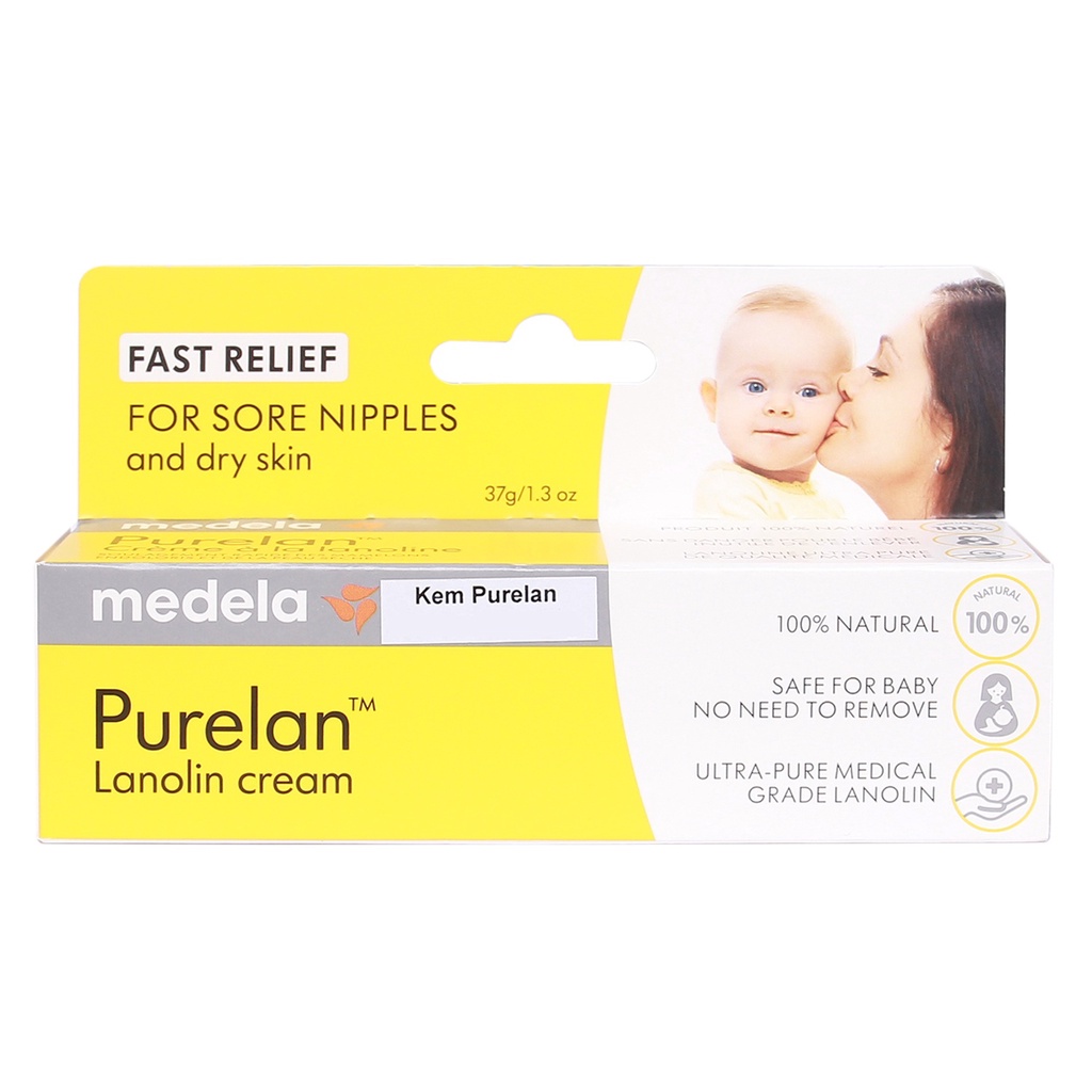 ( NHẬP MỸ ĐI AIR ) DATE 11/2026 KEM NỨT TI MEDELA PURELAN 37g