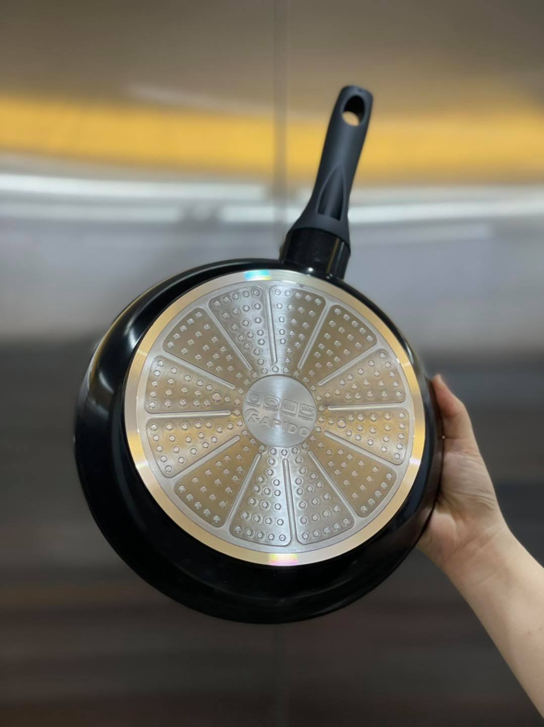 Chảo Từ Rapido 24,26,28,30cm Đáy Chấm