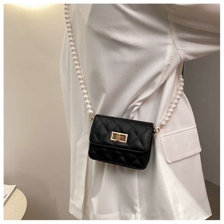 Túi xách mini dây ngọc đeo chéo nữ đẹp thời trang giá rẻ đi chơi phong cách hàn quốc dễ thương DC65