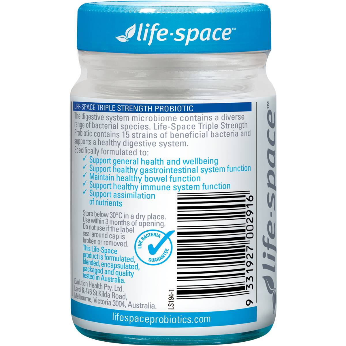 MEN LIFE SPACE TRIPLE STRENGTH PROBIOTIC 20 PACK (MEN LIFE SPACE PROBIOTIC 96 TỶ CFU 20 VIÊN)