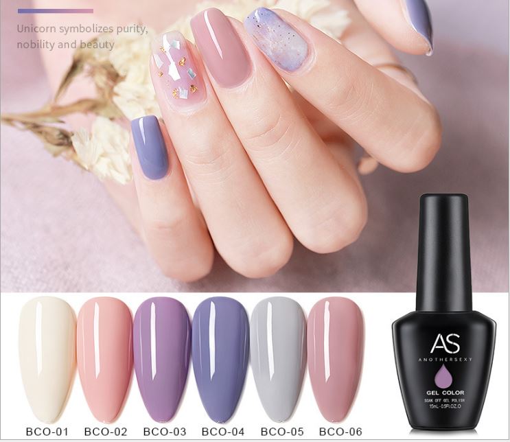 Sơn gel as mã bco 15ml - chai đen