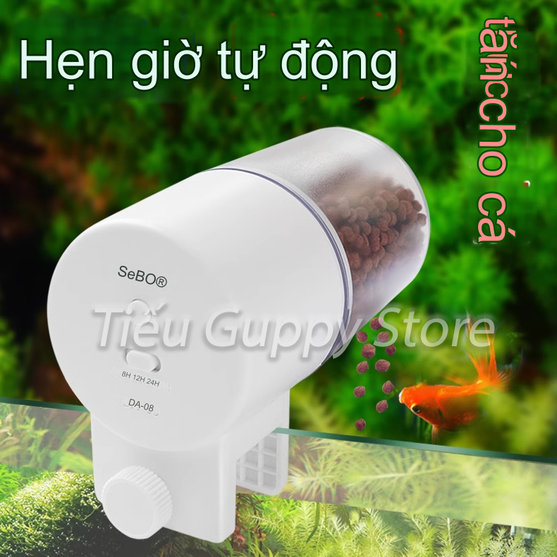 Máy Cho Ăn Tự Động Hồ Cá Chạy Pin Sobo Da-08
