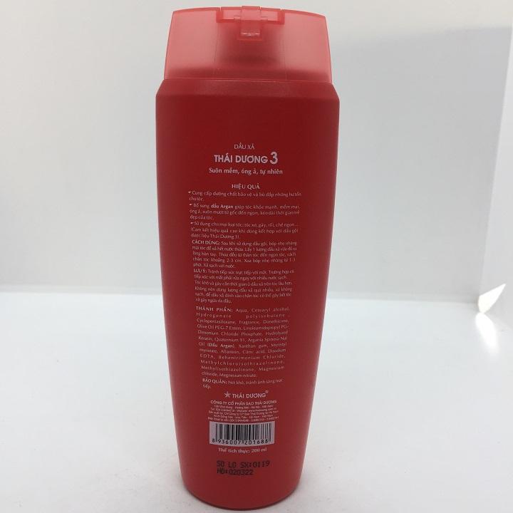 Dầu xả Thái Dương 3 hương hoa 200ml