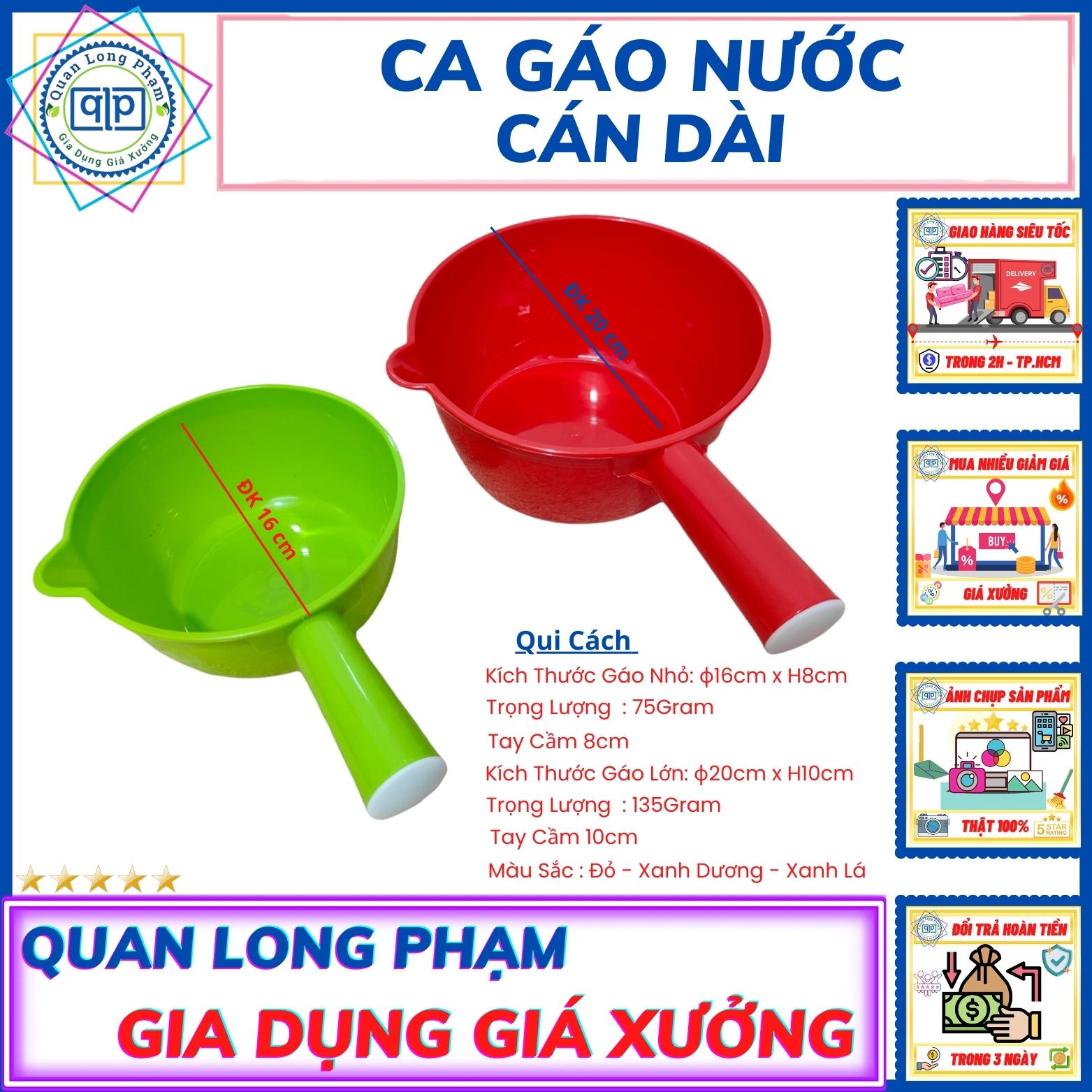 [FREESHIP MAX] Gáo Nước -  Ca Nhựa Múc Nước Cán Dài