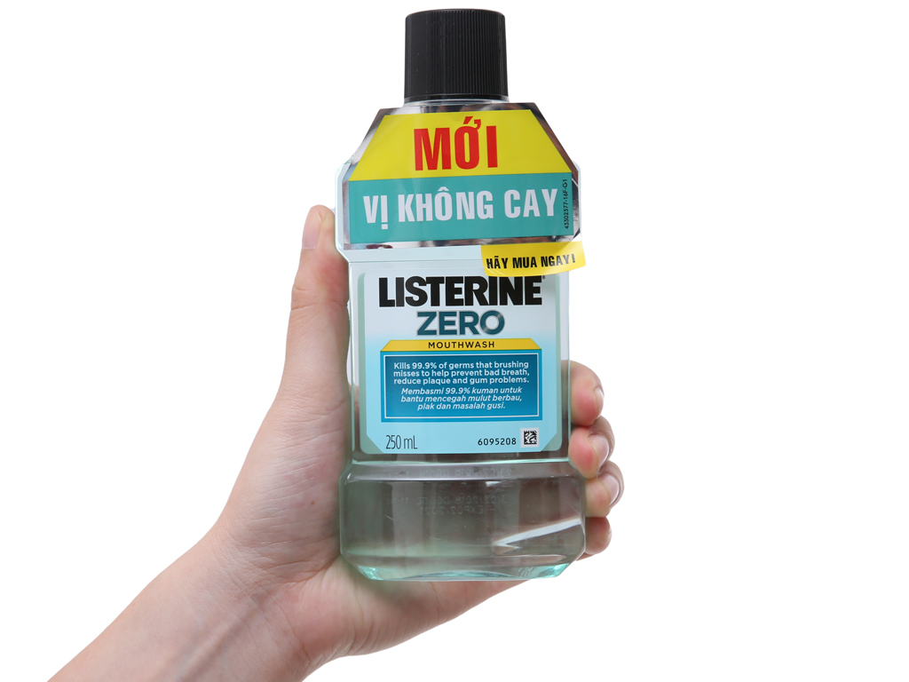 Nước súc miệng diệt khuẩn Listerine Zero 250ml