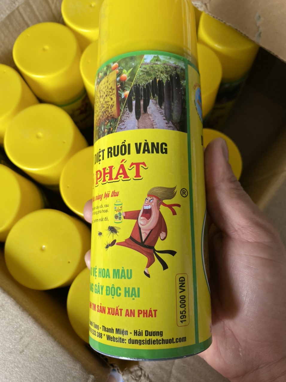 Keo dính Ruồi Vàng  Siêu dính - Dạng chai xịt