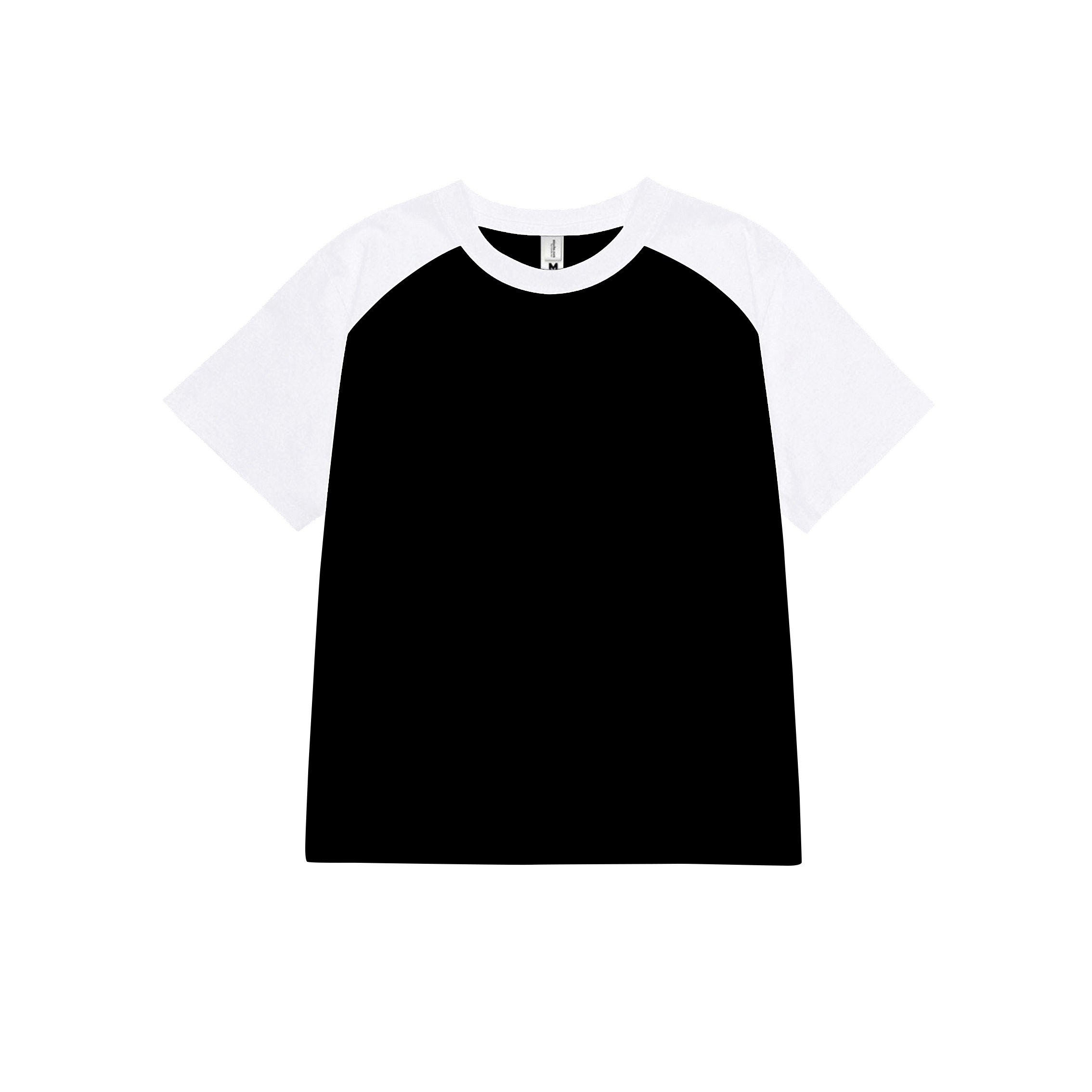 Áo baby tee phối trơn ABPTT01 Miucho cotton cổ tròn in basic