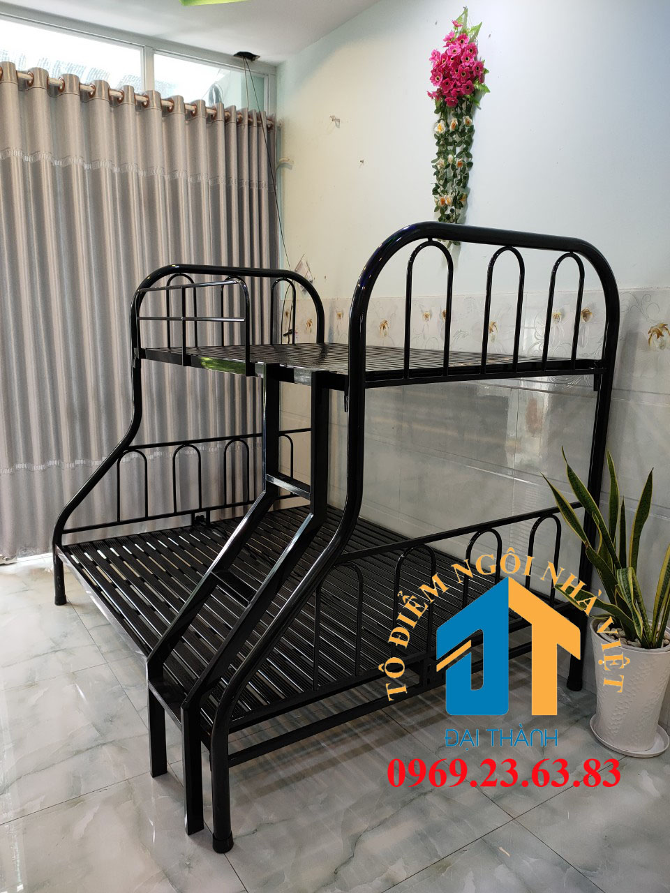 Giường  sắt 2 tầng cao cấp trên 1m2 dưới 1m6 nhiều màu nhiều mẫu kiểu dáng hiện đại sang trọng hàng Việt Nam chất lượng