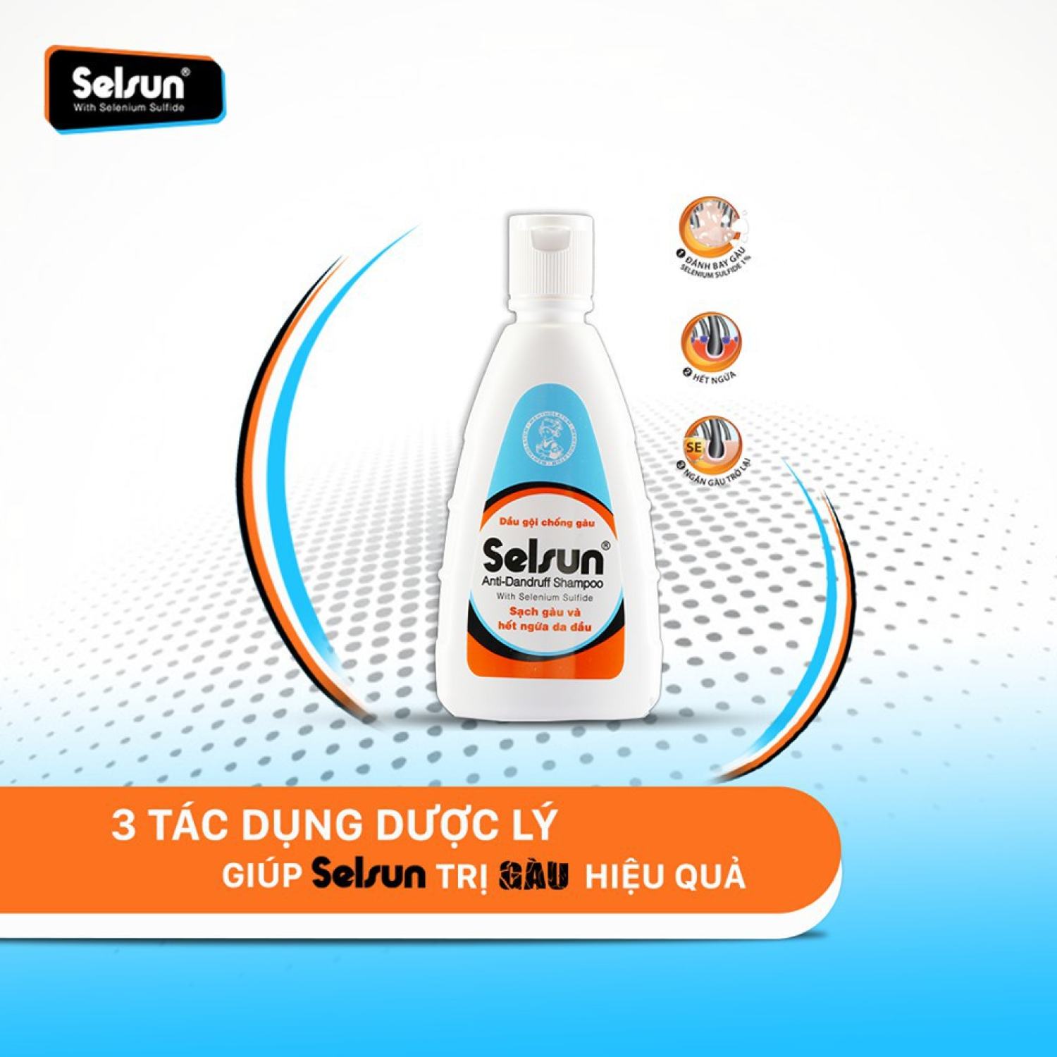 Dầu gội chống gàu Selsun 50ml