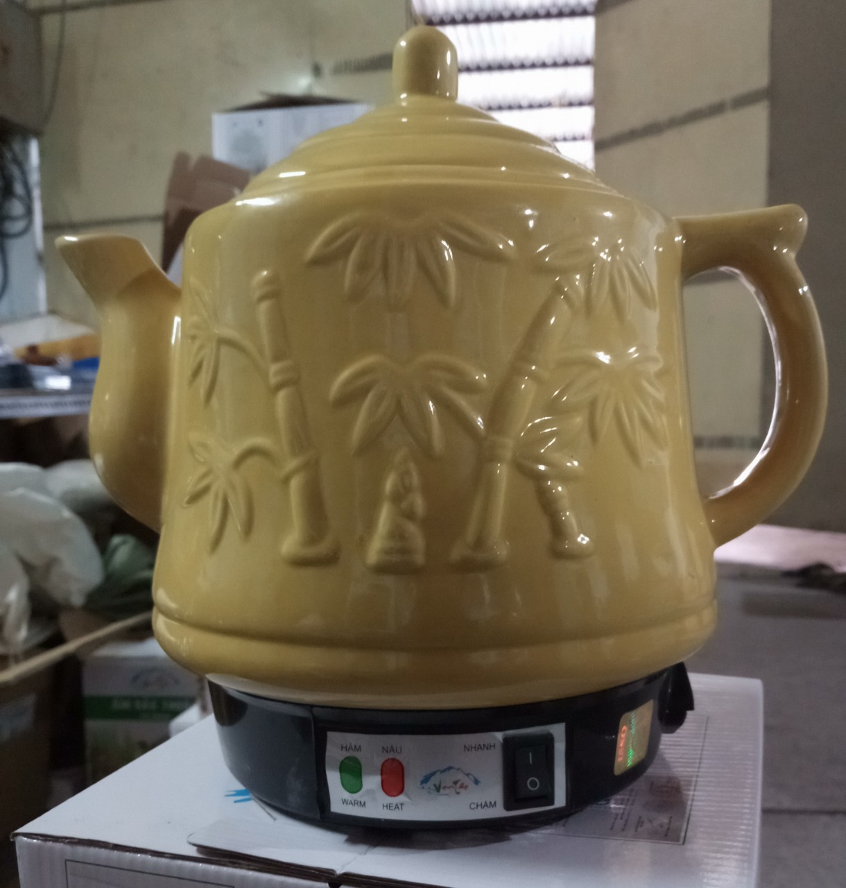 ẤM SIÊU SẮC THUỐC VẠN THỌ 3.2 LÍT(VÀNG)