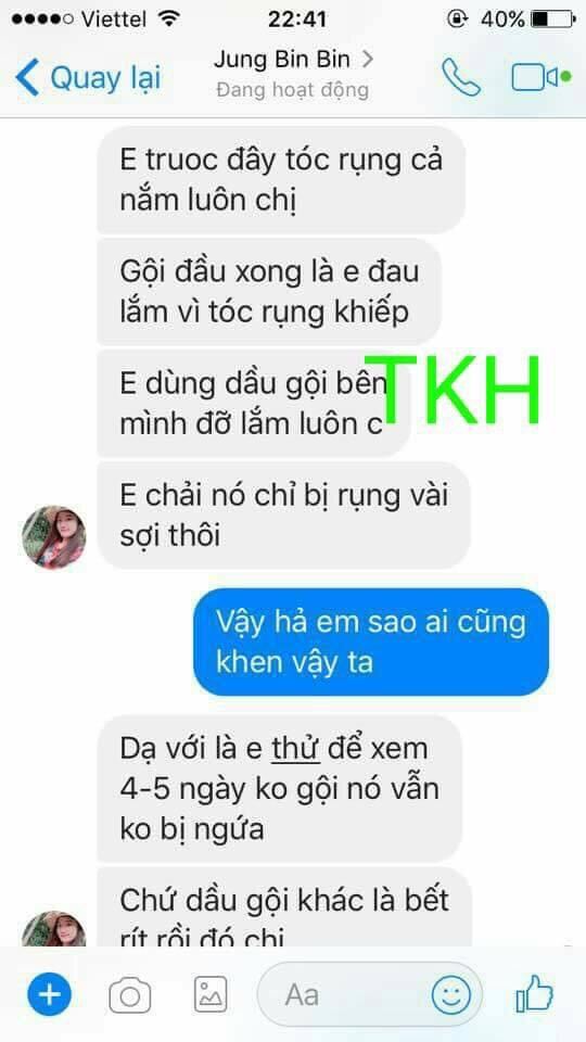 Dầu gội thảo mộc TKH