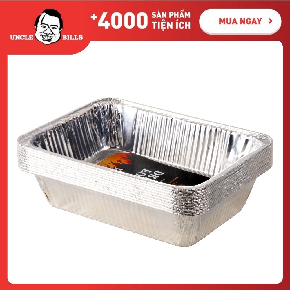 Bộ 10 Khay Nướng Giấy Bạc Uncle Bills KC0212 - Hàng Nhập Khẩu