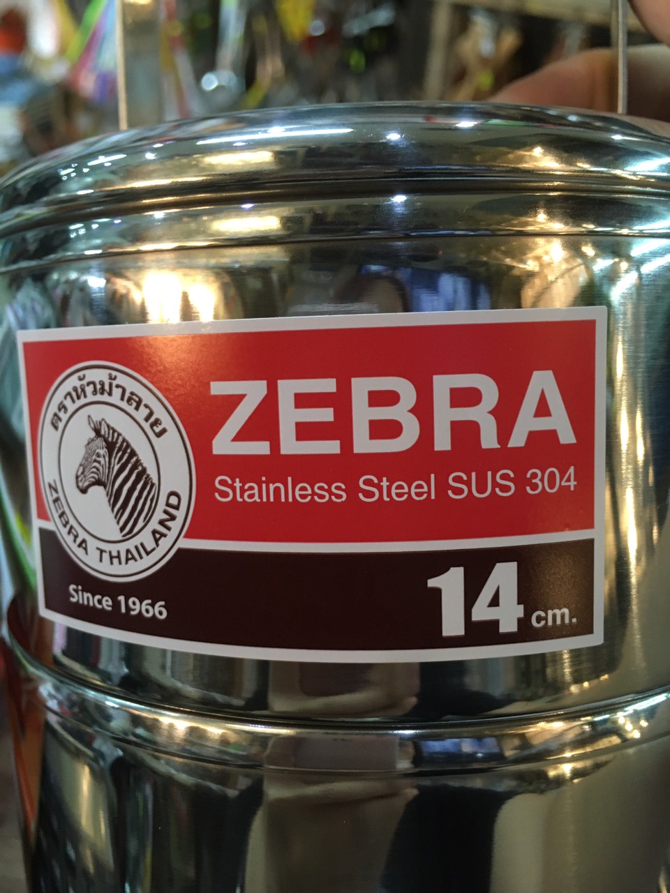 Cà mên inox Zebra 14*3