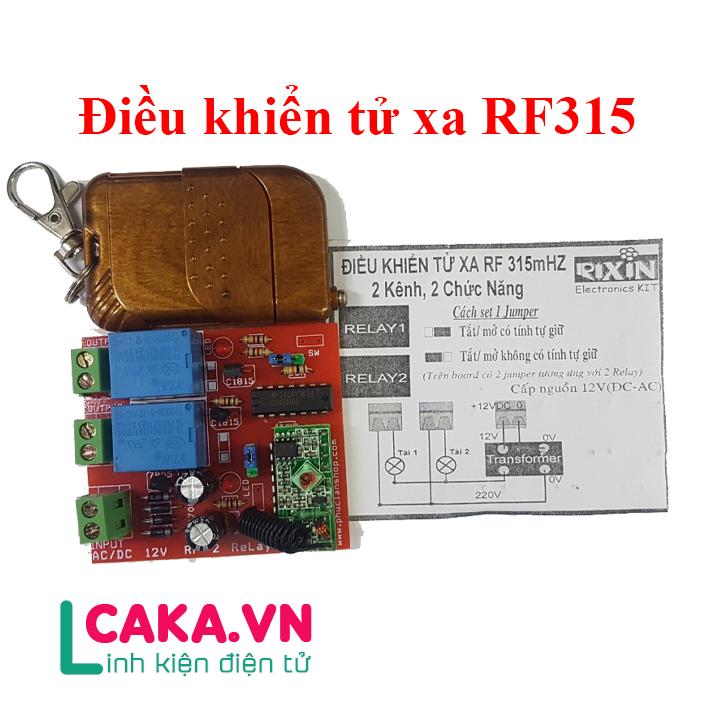 Bộ điều khiển từ xa RF315 2 kênh