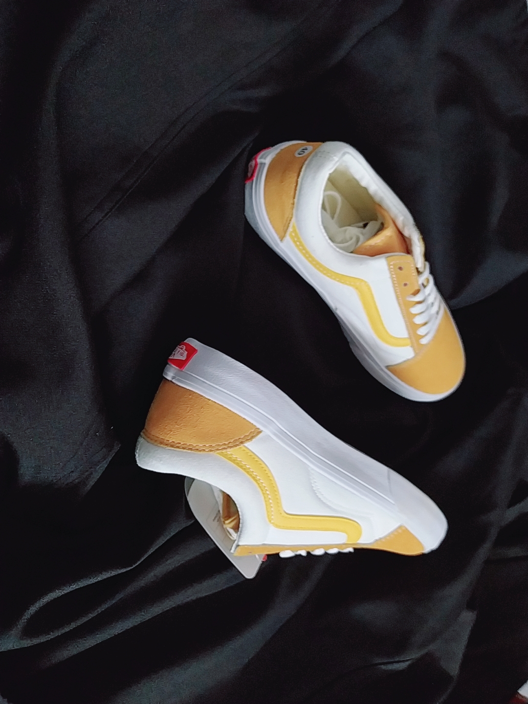 GIÀY VANS STYLE 36 RETRO SPORT TRẮNG VÀNG [Ảnh Thật - Full Box]
