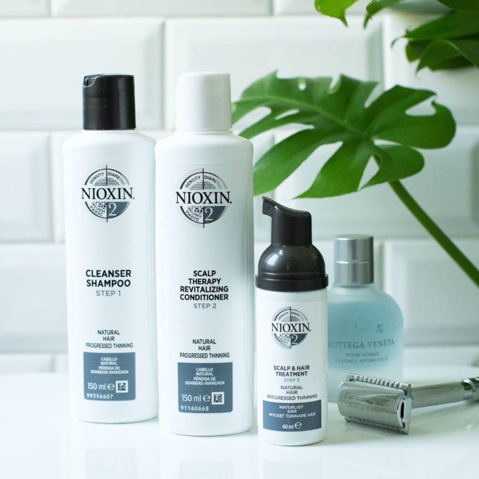 Bộ dầu gội Nioxin TrialKit chống rụng tóc System 2 150ml 2019 ( Natural Hair)