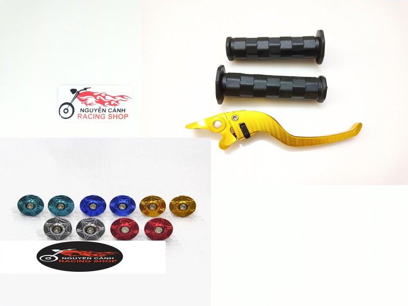 tay thắng bao tay có gù gắn wave sirius đĩa