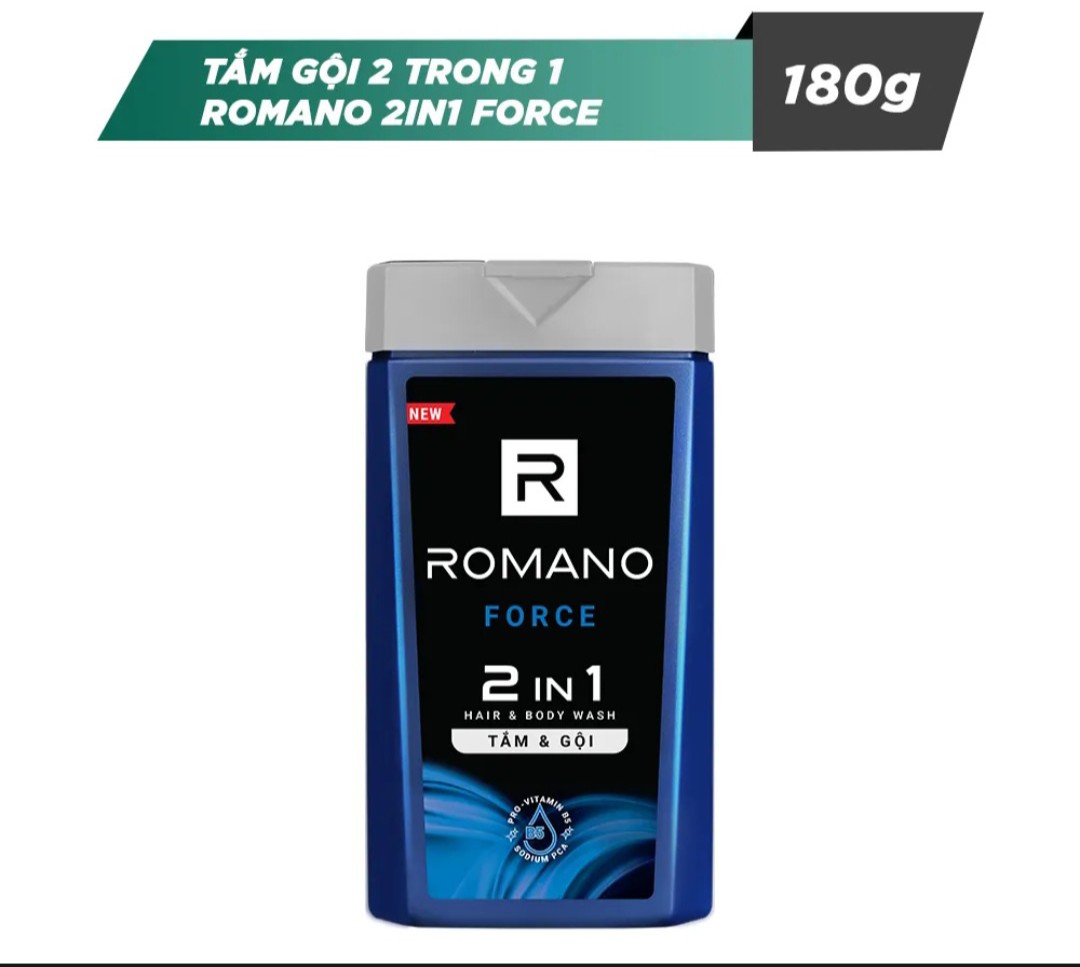 [HCM]Romano - Tắm Gội 2in1 Classic / Attitude 180g