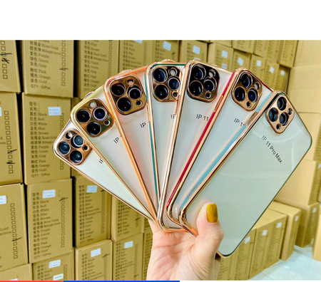 [Lấy mã miễn phí vận chuyển] Ốp dẻo trong J-Case bảo vệ camera cho iphone 7plus đến iphone 12promax