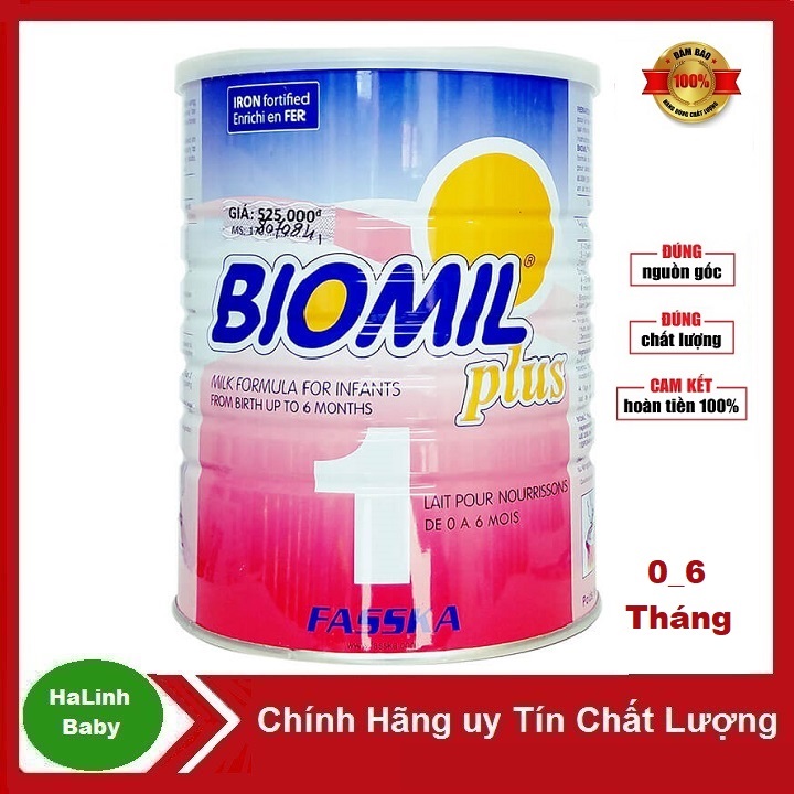 Sữa bột Biomil số 1 2 3 800g [Date 2026]