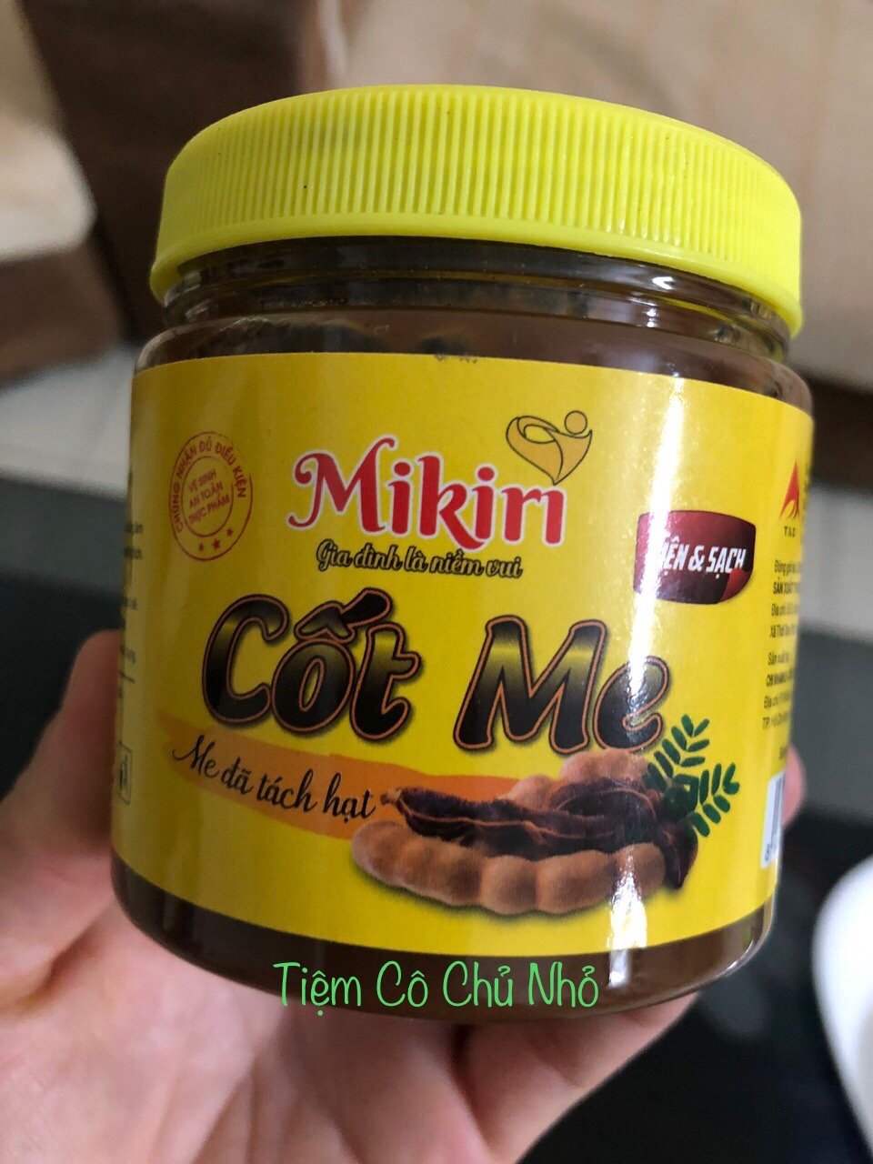 Cốt me tách hạt Mikiri hũ 250gr