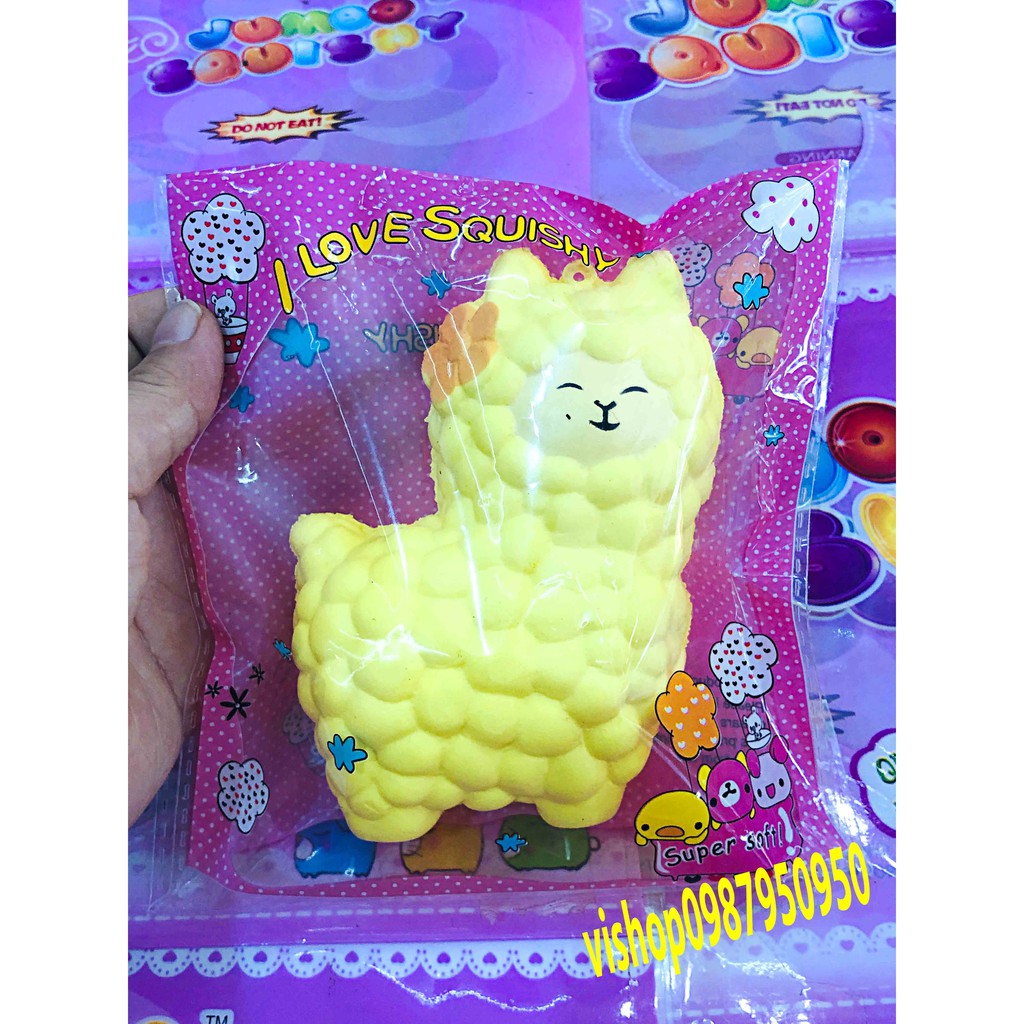 Squishy Cừu Alpaca Chính hãng