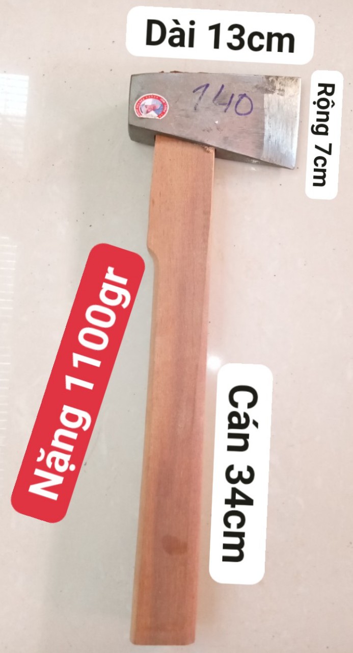 Búa cán gỗ - 1100gr