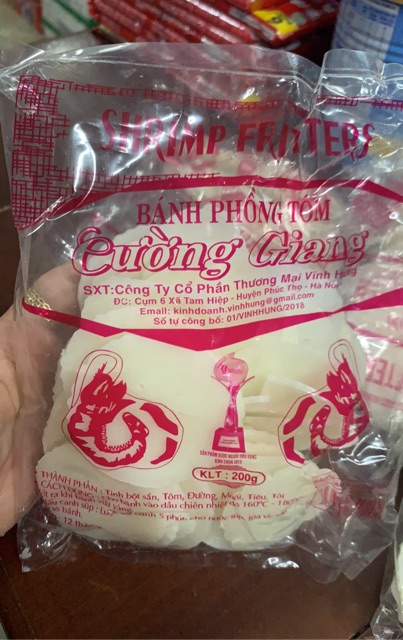 Bánh Phồng Tôm Cường Giang gói 200g