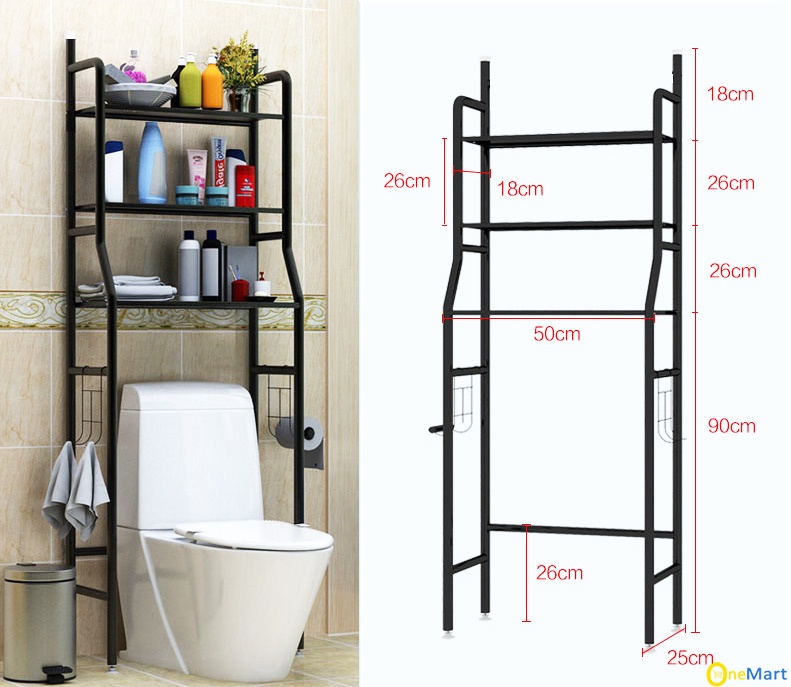 Kệ Bồn Cầu 3 Tầng